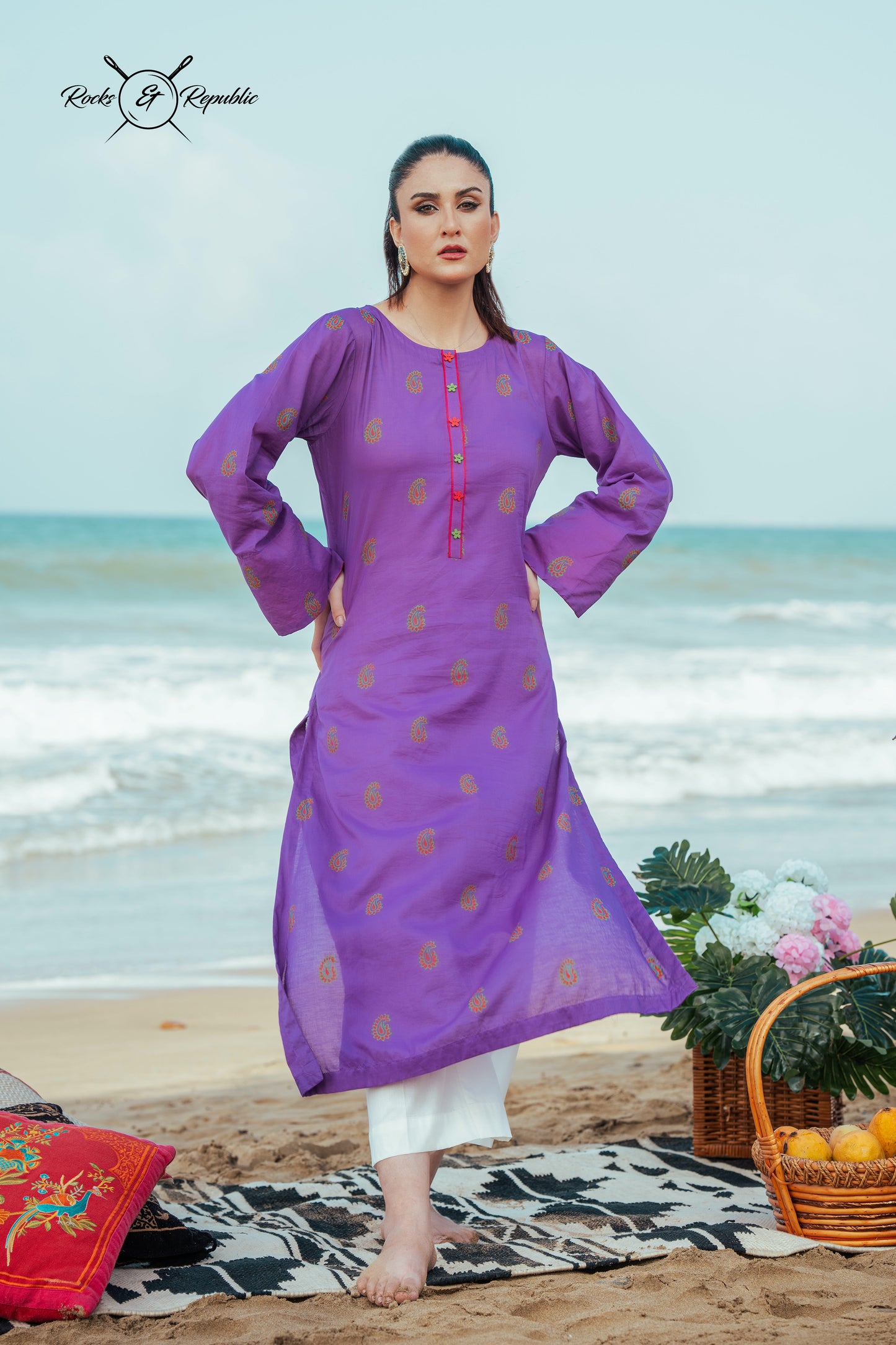 Purple Orchid Kurta