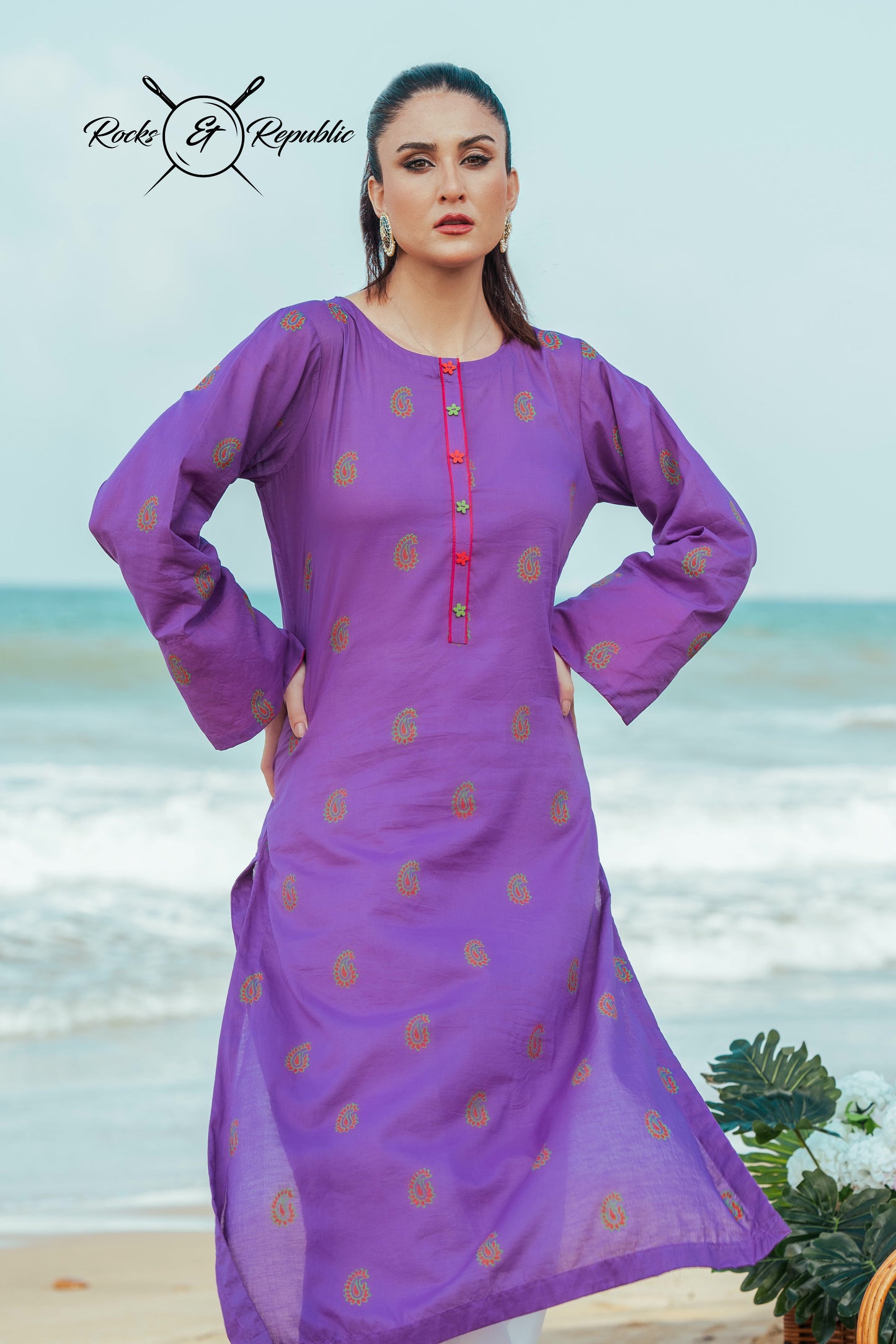 Purple Orchid Kurta