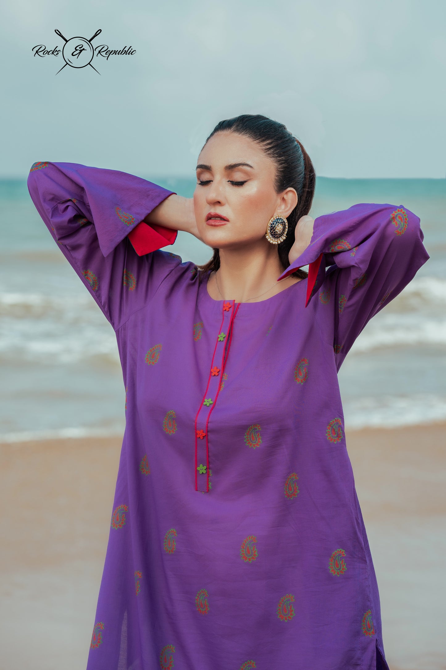 Purple Orchid Kurta